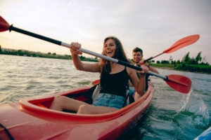 water sports kayak canoe