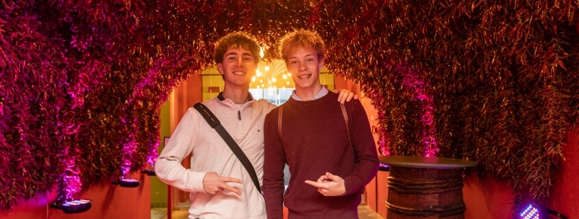Hungarian Diaspora Scholarship students at the Welcome Home event venue in Hungary, connecting with fellow scholarship holders and exploring the programme community.
